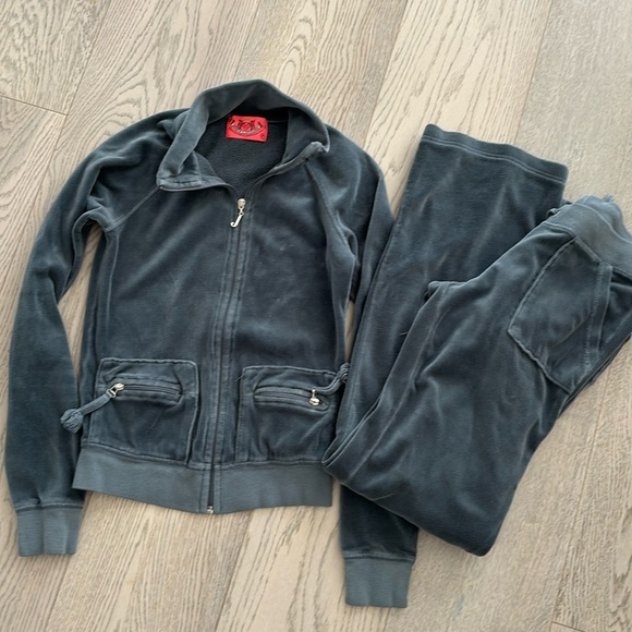 Juicy Couture Pants - Vintage juicy couture velour set size petit xs